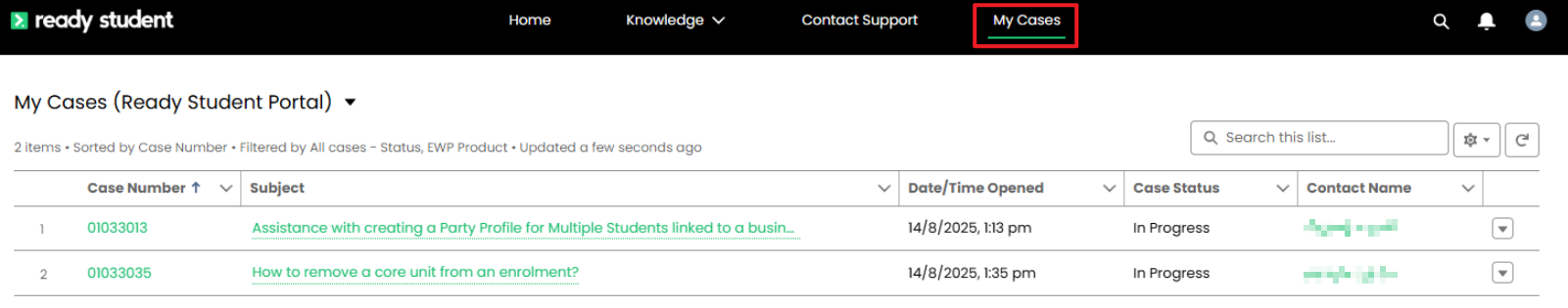 How to Manage your Support Case