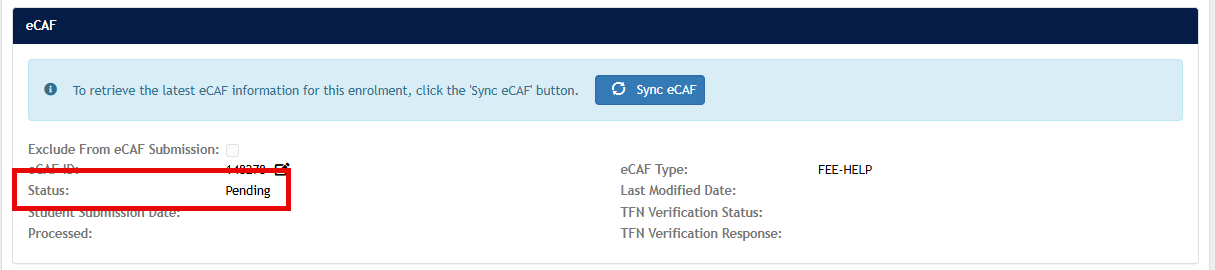 eCAF Manager Overview