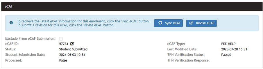 eCAF Manager Overview