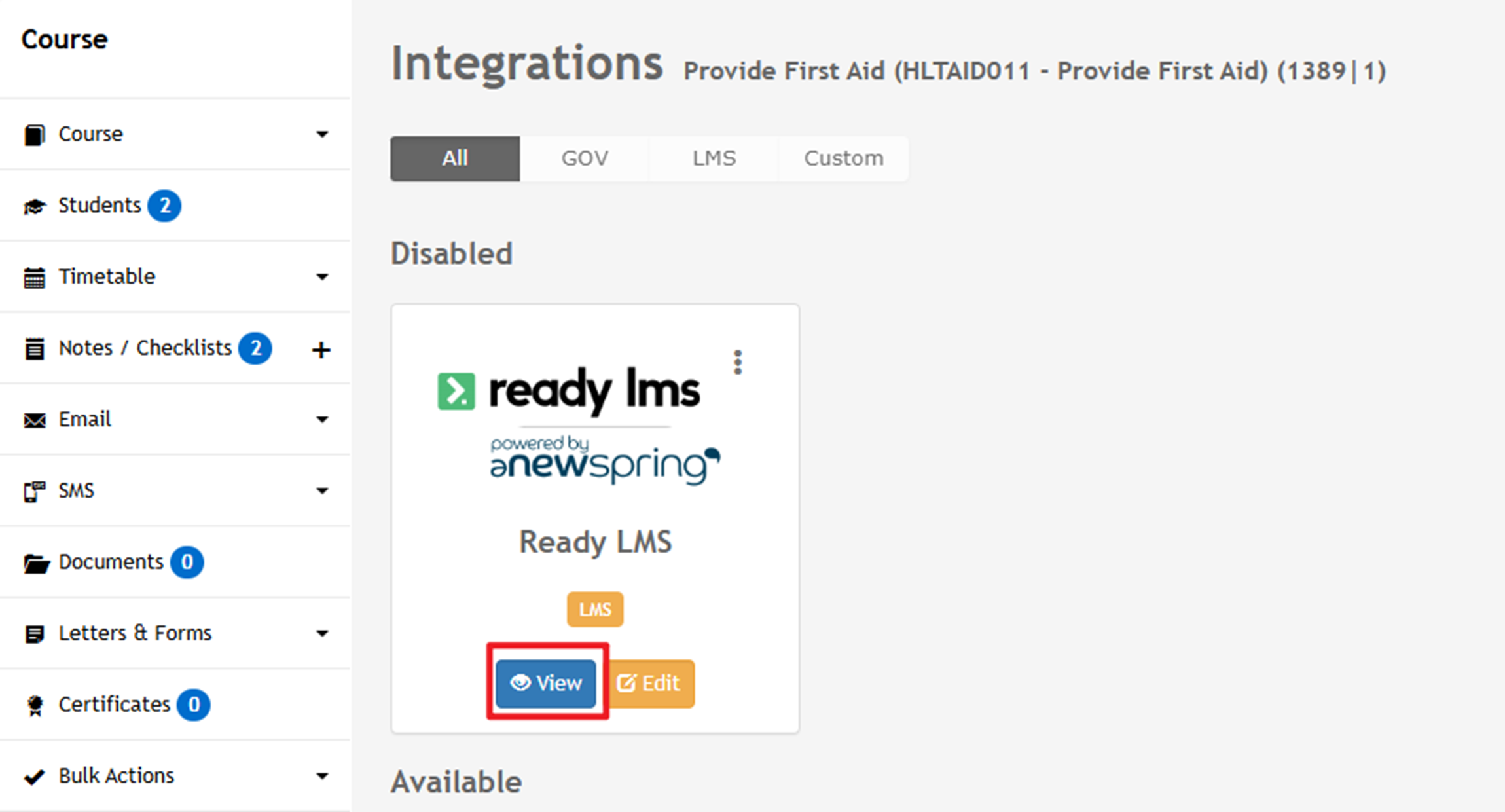Process: Migrating VETtrak Desktop to Ready Student with Ready LMS ...