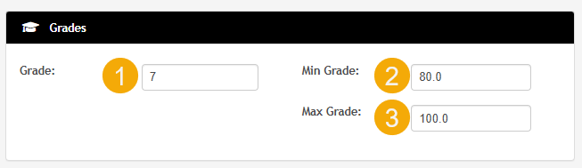 Grading: Range Score and Grade Point Averages