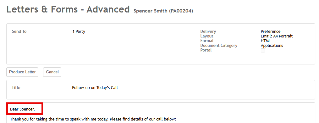 Process: Add an Email Template